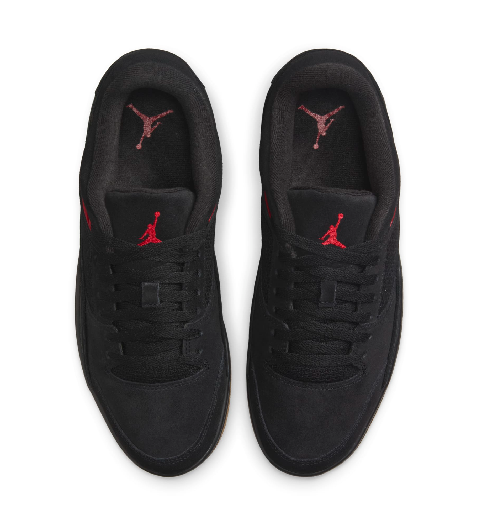 【NIKE】ジョーダンレザースエードシューズJordan Flight Court Jordan Flight Court Black Red Men's - HF3255-001 - US
